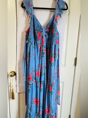cat print maxi dress Breanna Strapless Chiffon Maxi Dress / Leopard Print | MESHKI